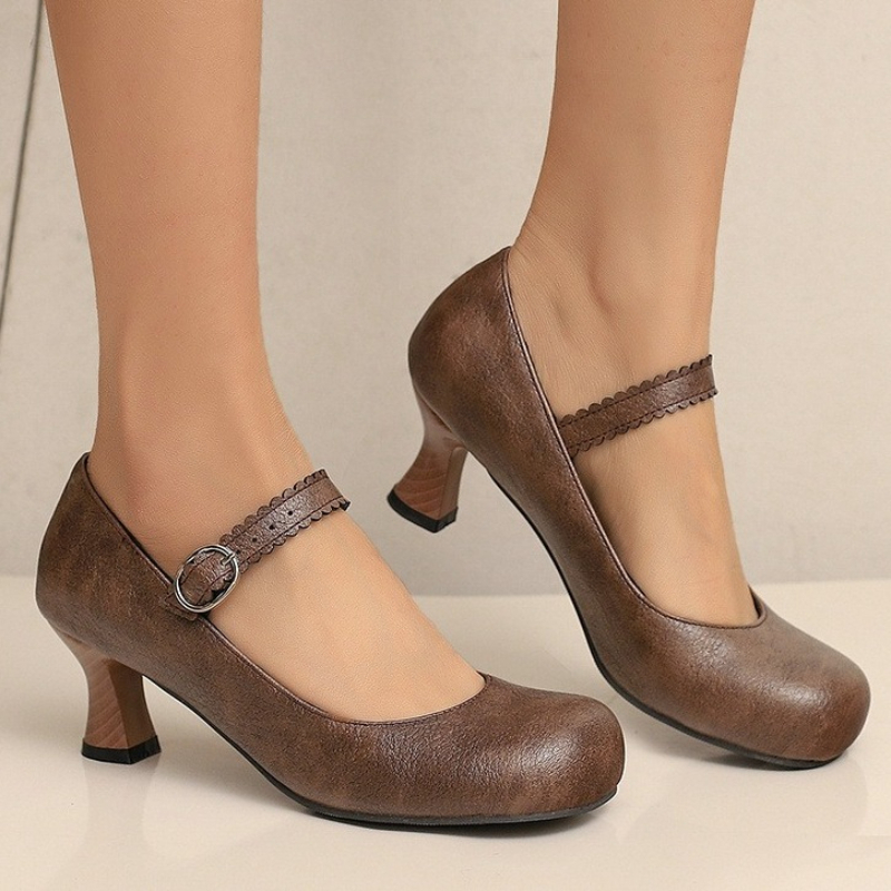 Women Formal Wear Heels - أحذية نسائية كلاسيكية ماري جين بكعب