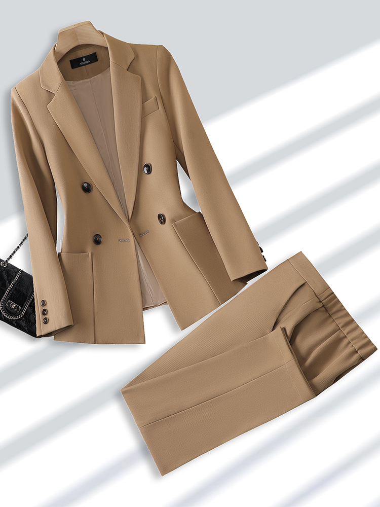 Women Formal Wear Office - بليزر وبنطال يناسب المرأة ، بدلة