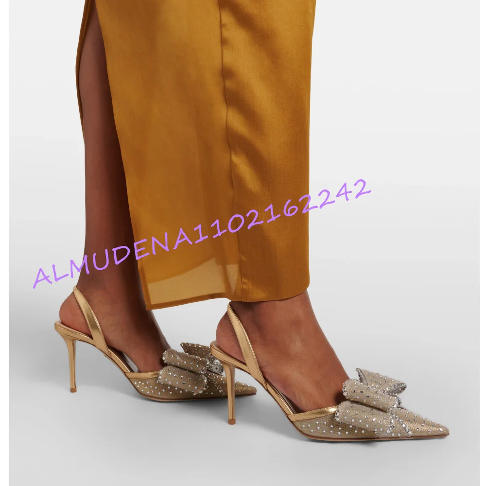 Slingback Heel Formal - صنادل نسائية رسمية بكعب عالٍ مدبب