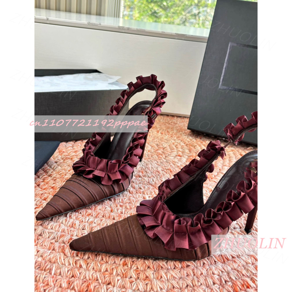 Slingback Heel Formal - حذاء نسائي بكعب عالٍ مدبب من