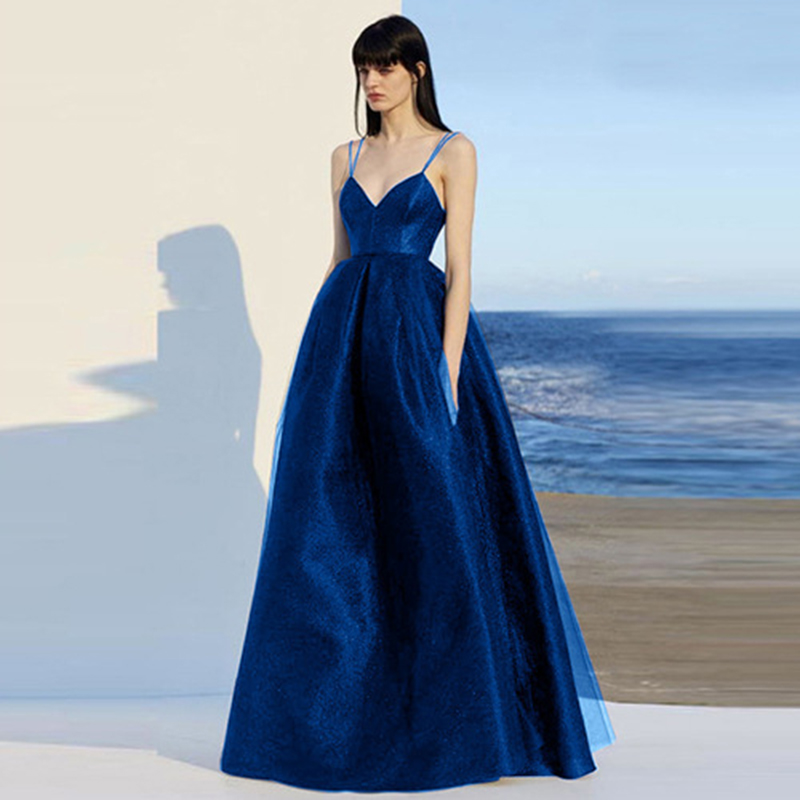 فساتين حفلات طويلة أنيقة بحزام - مراجعة Women Formal Wear Dress وسعره