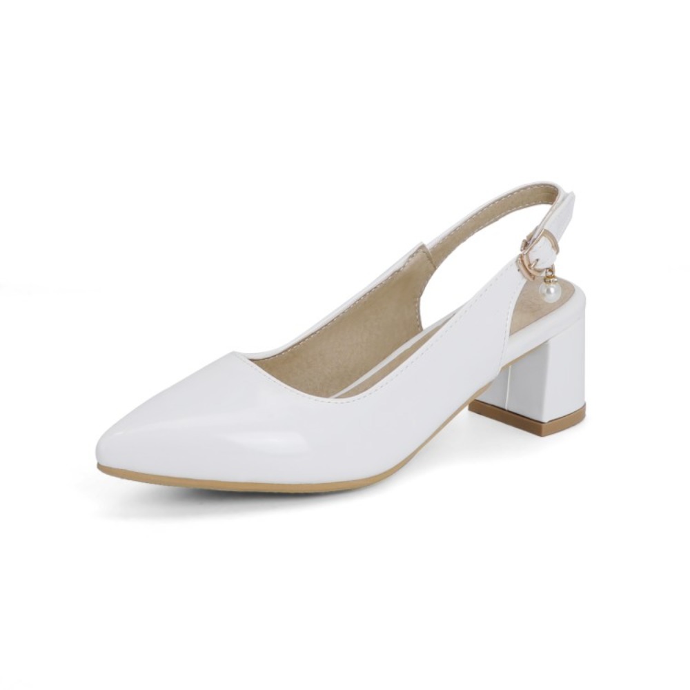 أحذية نسائية بكعب عريض ومقدمة  - مراجعة Slingback Heel Formal وسعره