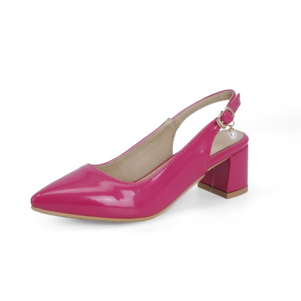 أحذية نسائية بكعب عريض ومقدمة  - مراجعة Slingback Heel Formal وسعره
