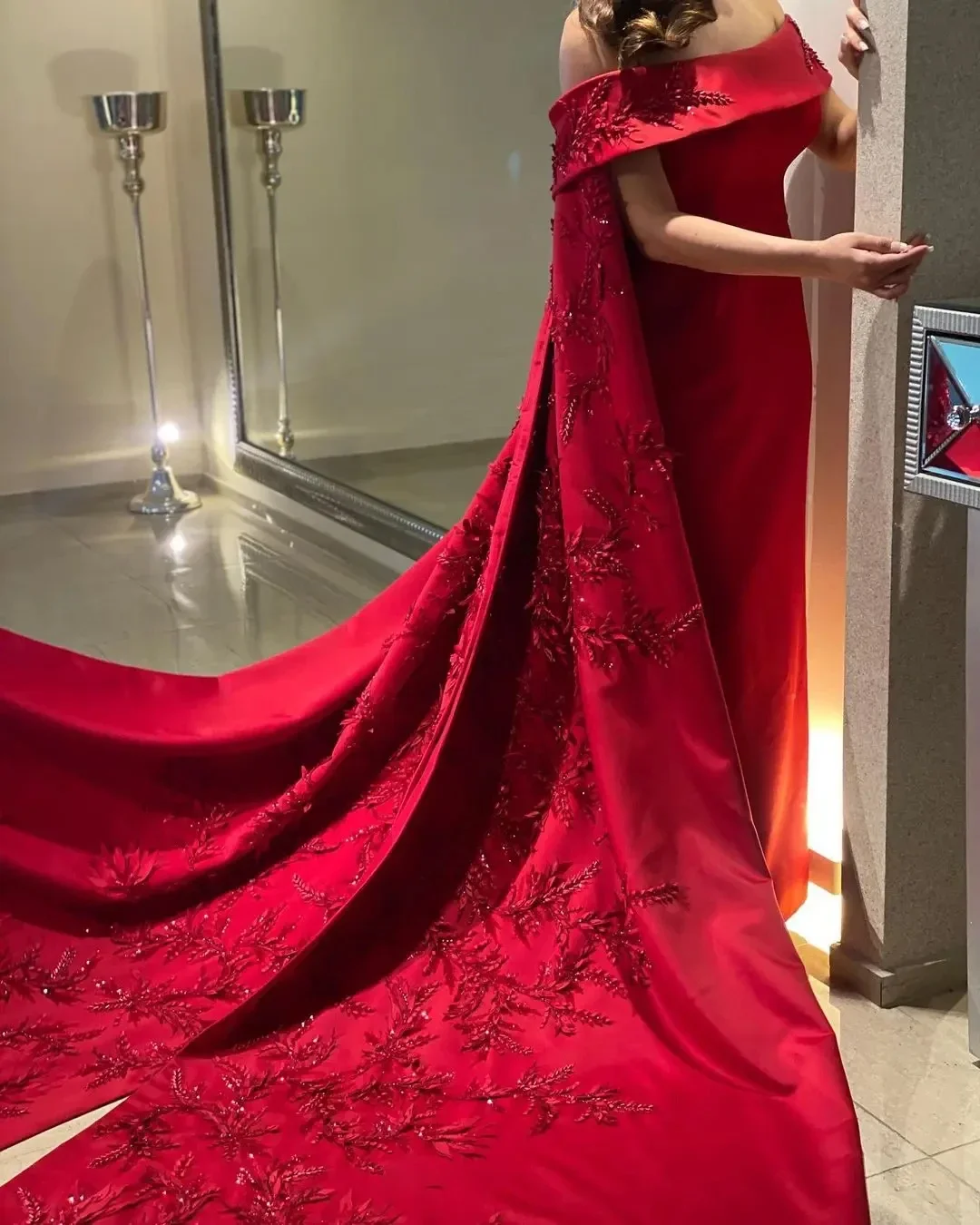 تخصيص الكاحل طول غمد فساتين ال - مراجعة Women Formal Party Wear Dress وسعره
