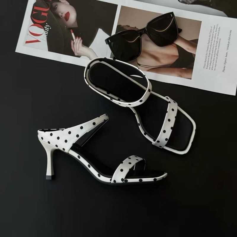 صنادل صيفية جديدة بنقشة الفهد  - مراجعة Women Formal Wear Heels وسعره