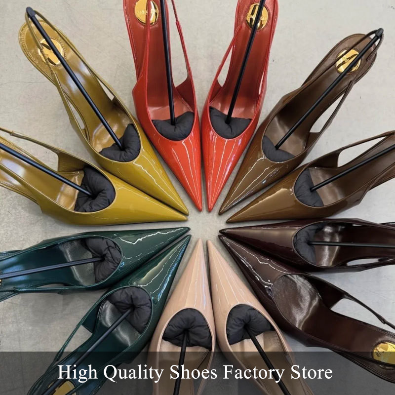 أحذية كعب عالي أنيقة من الجلد  - مراجعة Slingback Heel Formal وسعره