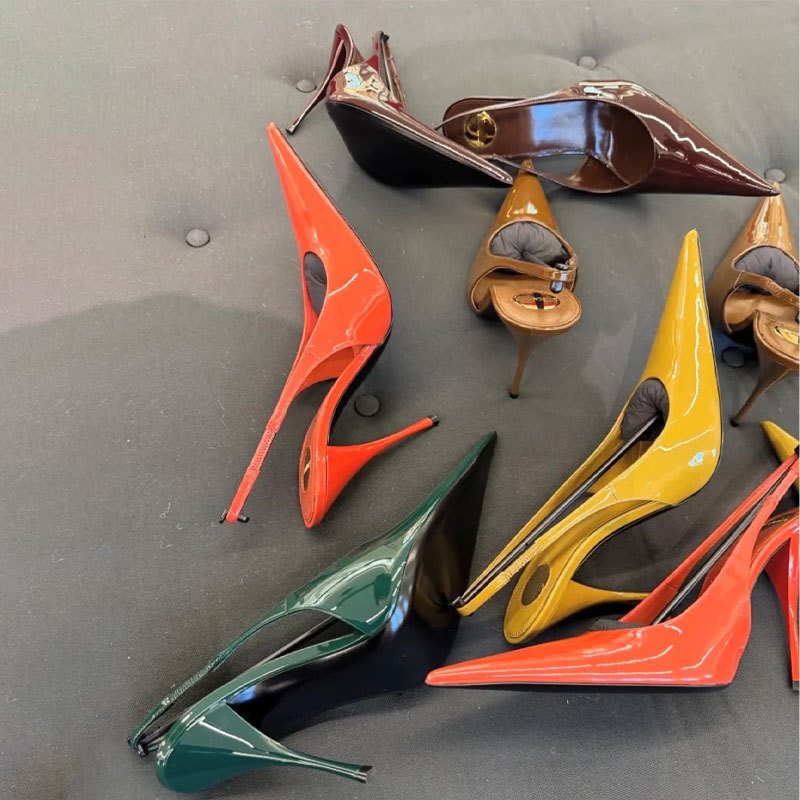 أحذية كعب عالي أنيقة من الجلد  - مراجعة Slingback Heel Formal وسعره
