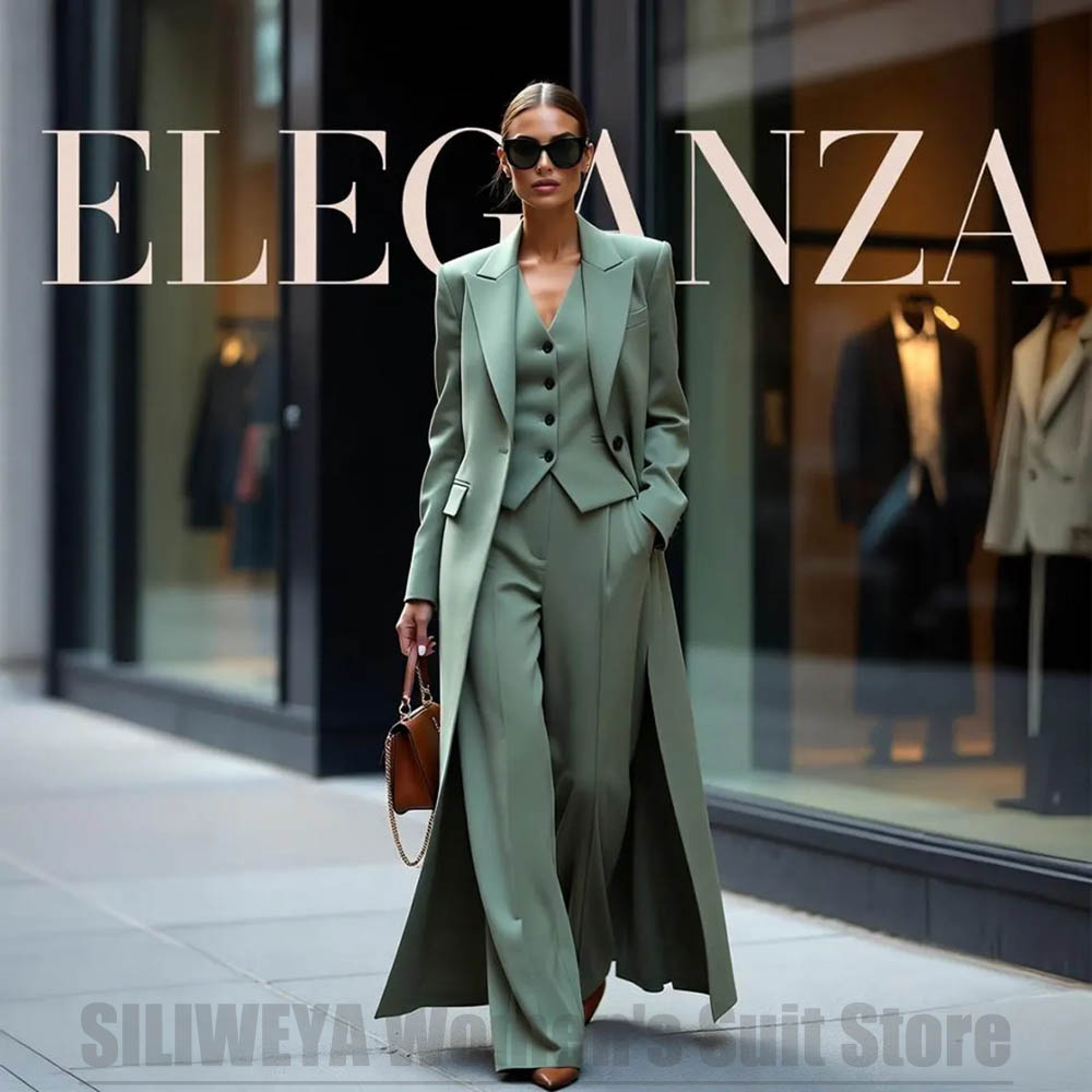 طقم بدلة نسائية أنيق من ثلاث ق - مراجعة Women Formal Wear Office وسعره