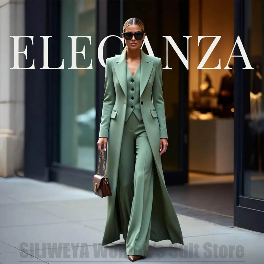 طقم بدلة نسائية أنيق من ثلاث ق - مراجعة Women Formal Wear Office وسعره