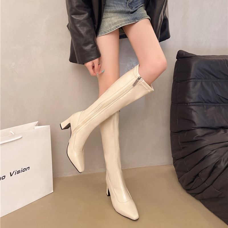 أحذية نسائية طويلة للركبة بمقد - مراجعة Women Formal Wear Heels وسعره