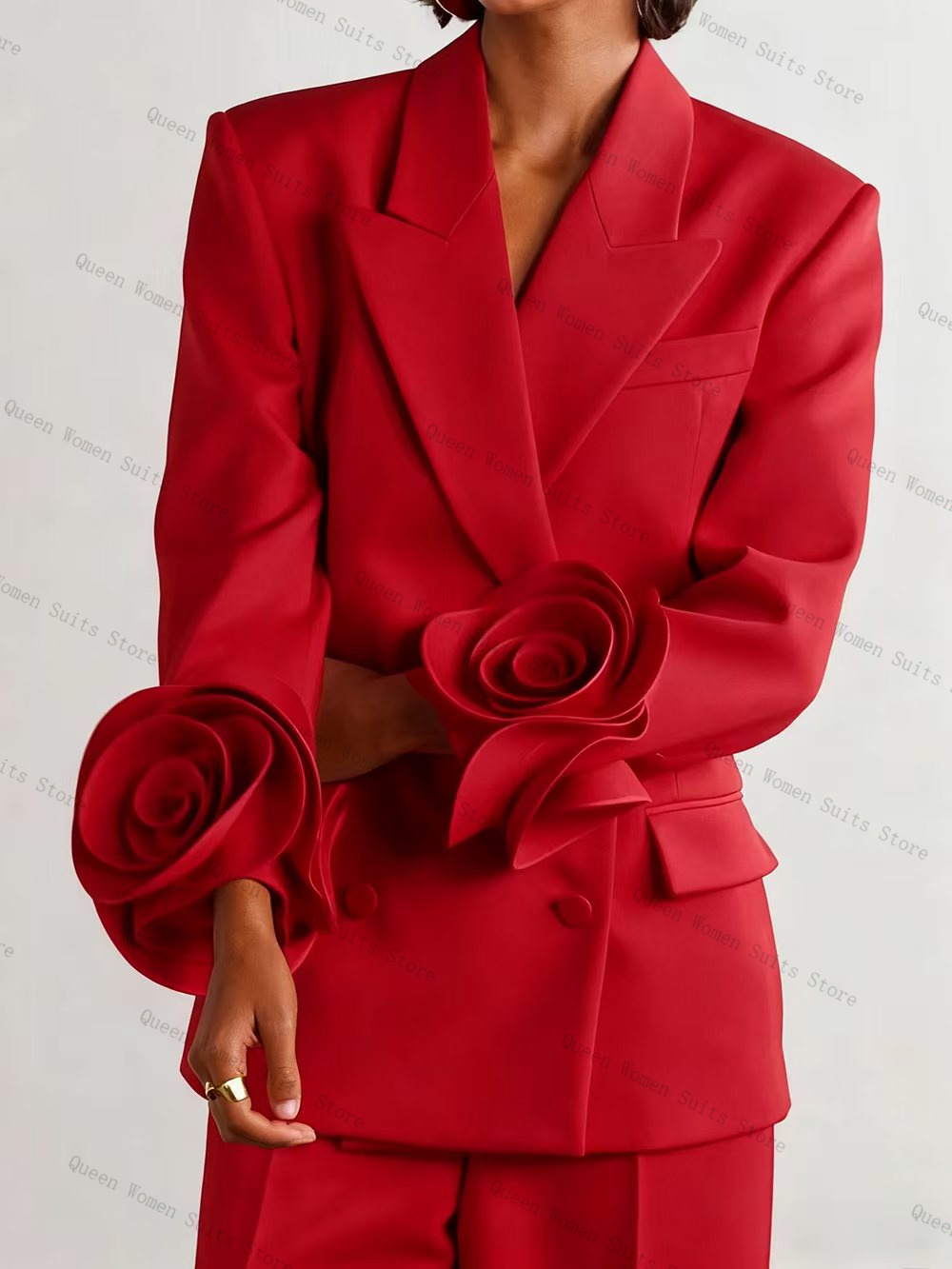 الفاخرة الأحمر المرأة البدلة م - مراجعة Women Formal Wear Trousers وسعره