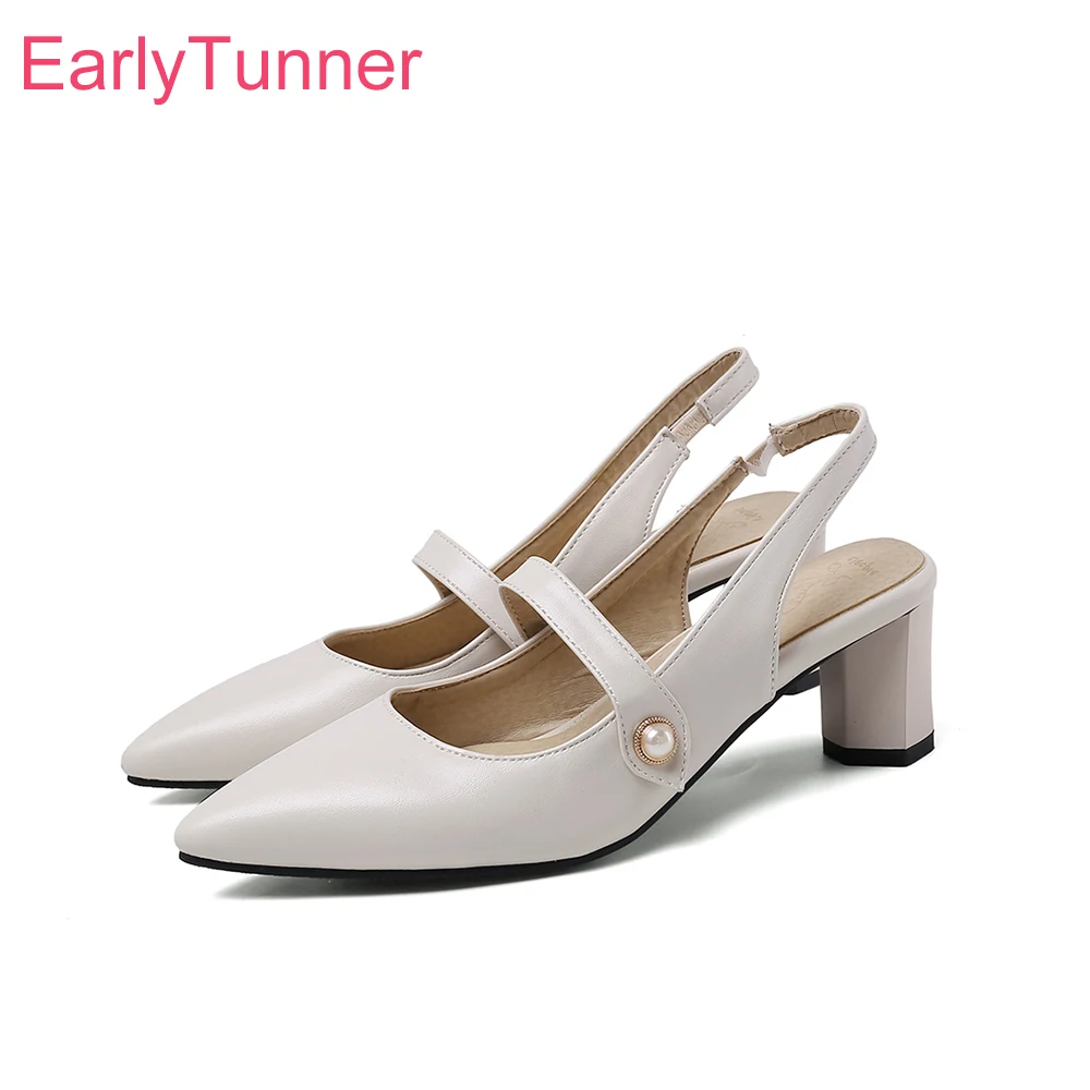 صنادل نسائية أنيقة جديدة للصيف - مراجعة Slingback Heel Formal وسعره