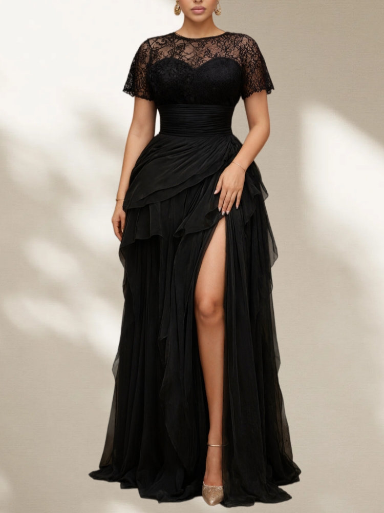 فستان سهرة أنيق بمقاسات كبيرة  - مراجعة Women Formal Wear Dress وسعره