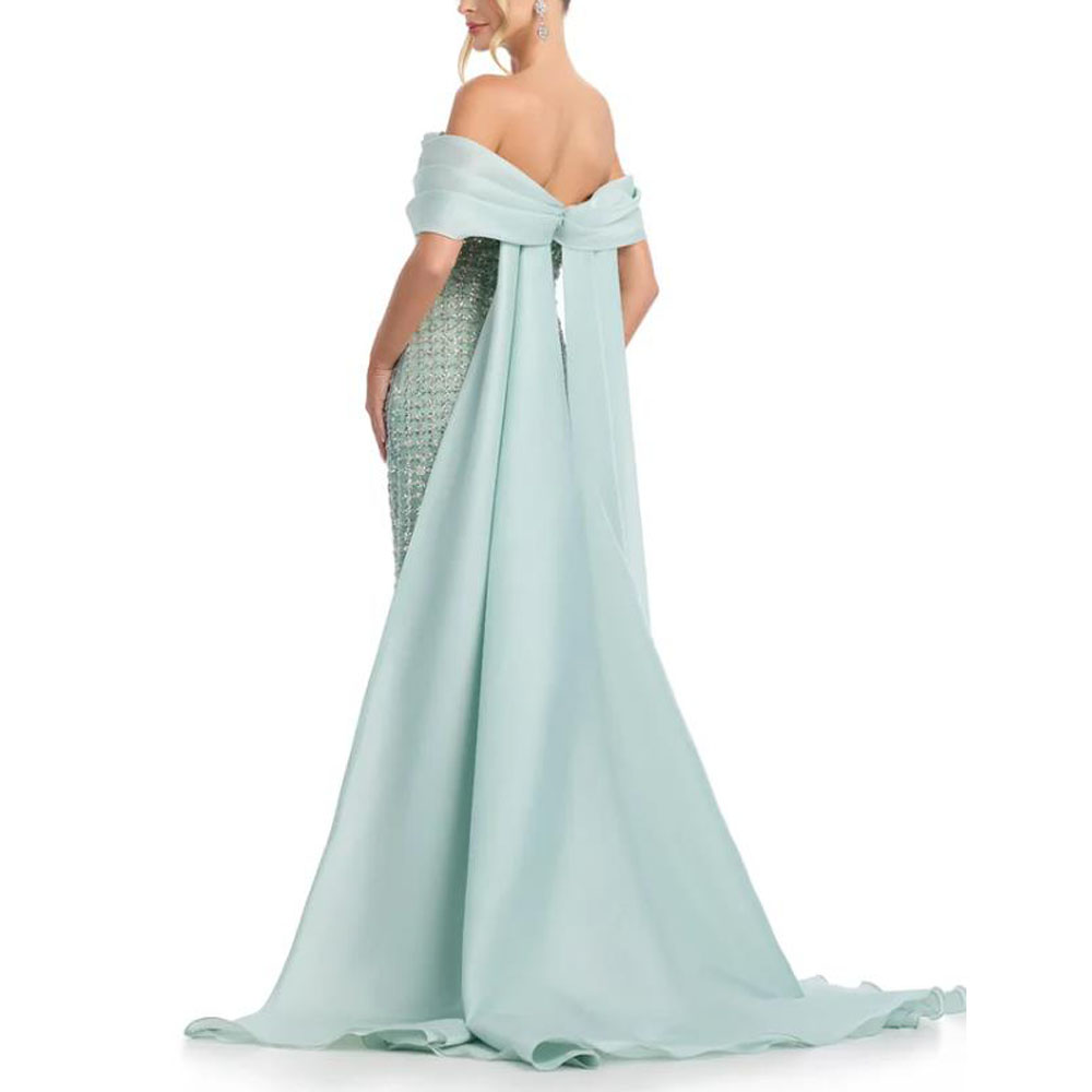 فساتين سهرة لامعة مخصصة قبالة  - مراجعة Women Formal Wear Dress وسعره