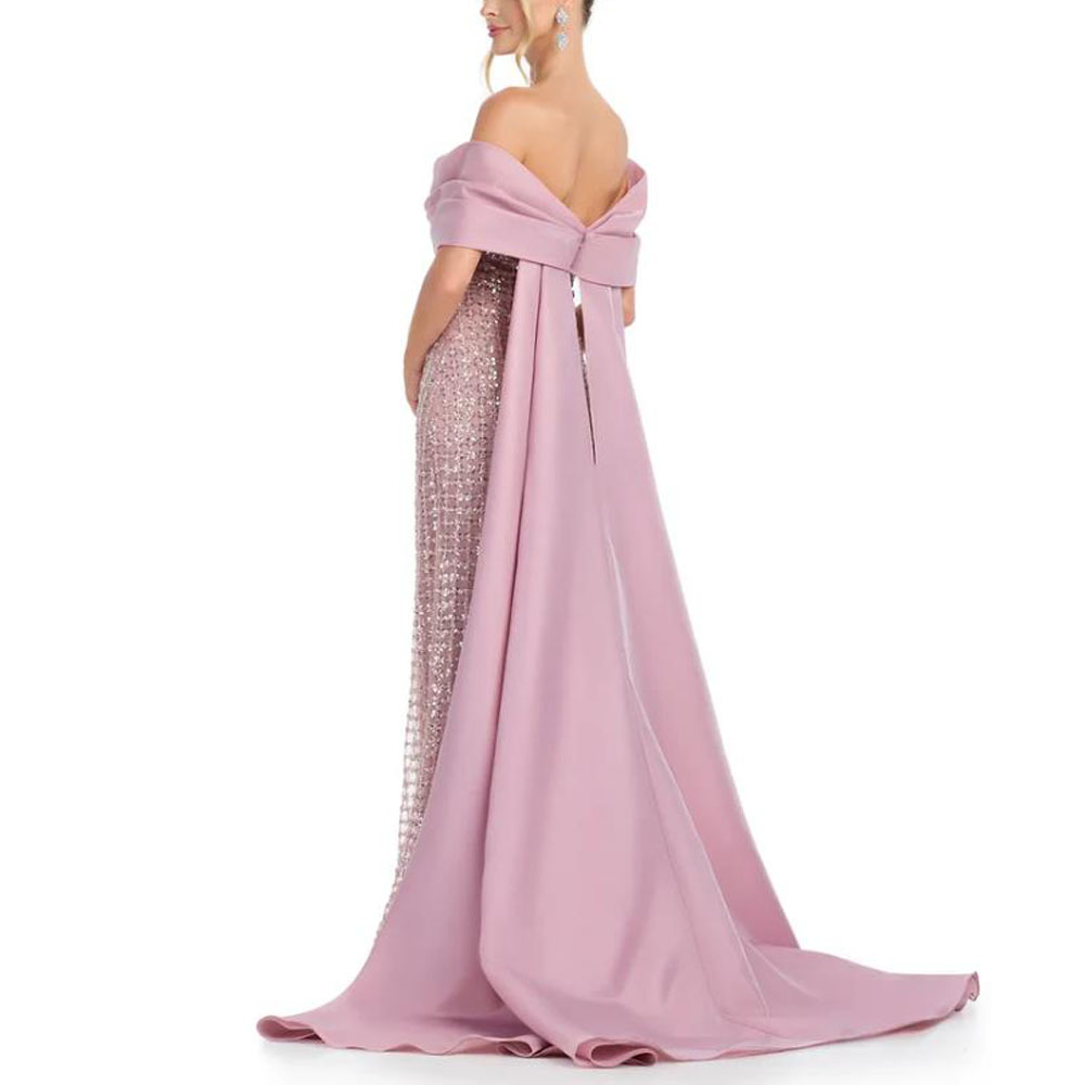 فساتين سهرة لامعة مخصصة قبالة  - مراجعة Women Formal Wear Dress وسعره
