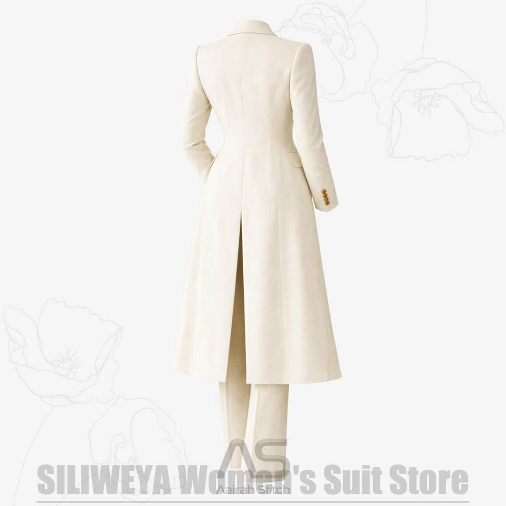 بدلة نسائية من 3 قطع معطف طويل - مراجعة Women Formal Wear Office وسعره