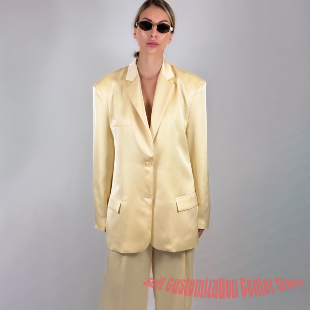 طقم بنطلون نسائي كاجوال من الس - مراجعة Yellow Formal Wear Women وسعره