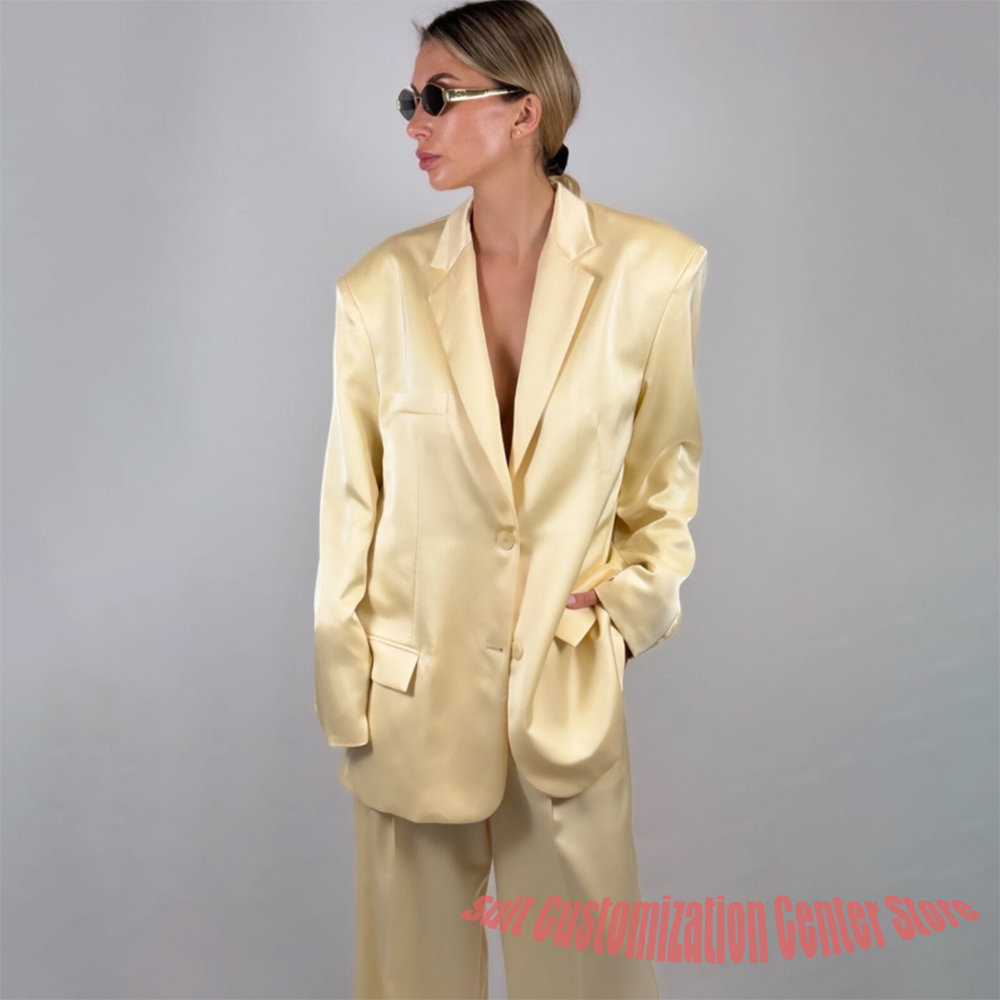 طقم بنطلون نسائي كاجوال من الس - مراجعة Yellow Formal Wear Women وسعره