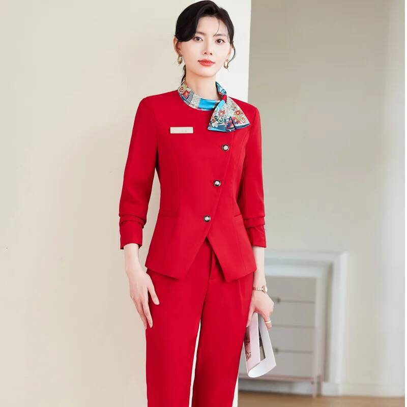 حجم كبير أنماط رسمية أنيقة الس - مراجعة Women Formal Wear Trousers وسعره