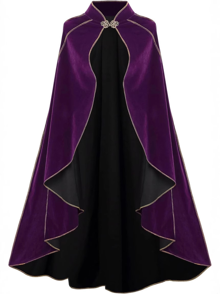 عباءة قطيفة عتيقة الطراز بحواف - مراجعة Vintage Women'S Formal Wear وسعره