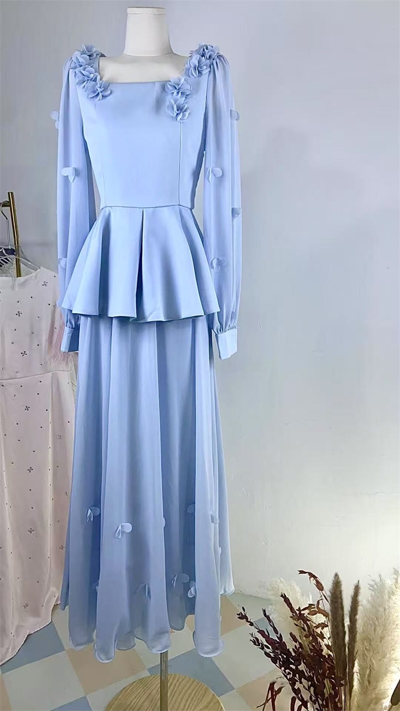 العربية المرأة البدلة تنورة مج - مراجعة Women Formal Party Wear Dress وسعره