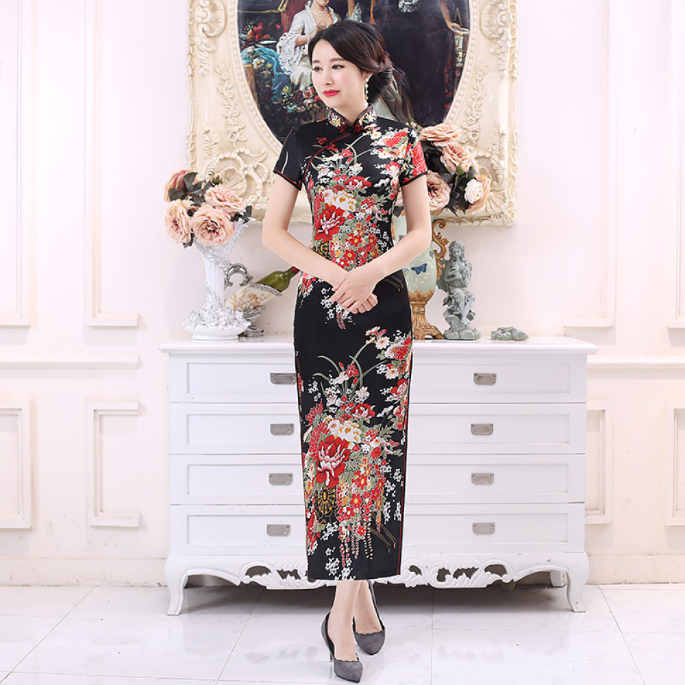 فستان تشيونغسام كلاسيكي من الس - مراجعة Women Formal Party Wear Dress وسعره